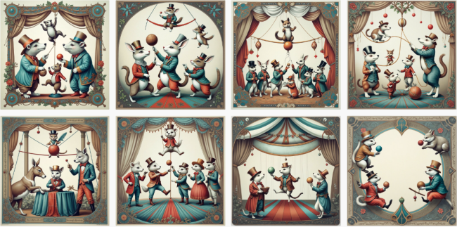 lingettes spectacles animaux victoriens