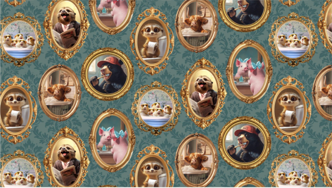 please seat yourself medailons 2