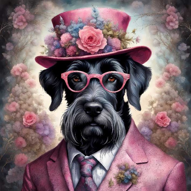 GRIFFON LUNETTES COSTUME ROSES