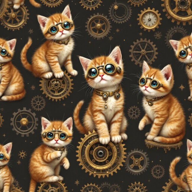 CHATS STEAMPUNK GROS PLAN