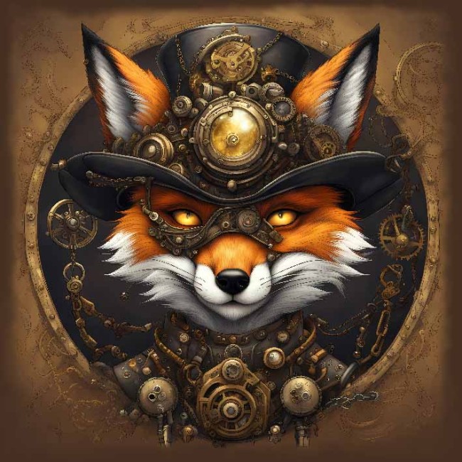 steampunk renard