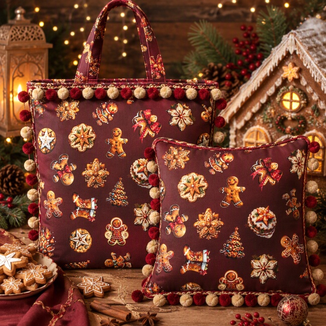 frosted gingerbread rouge scene