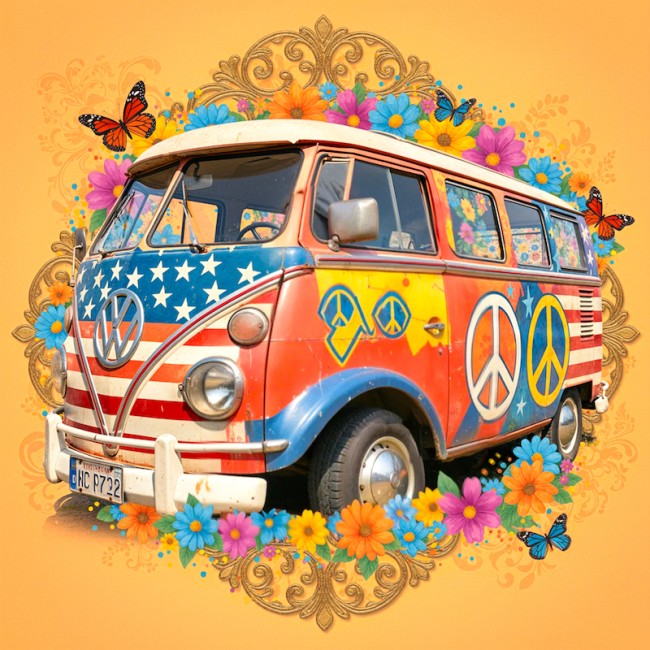 COMBI VW AMERICA ORANGE
