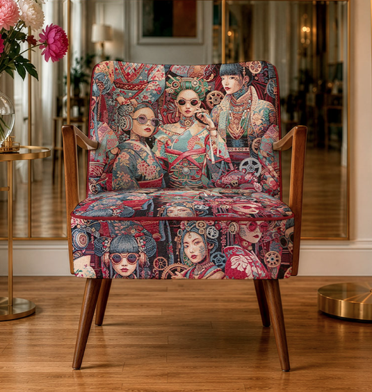 japanese steampunk city fauteuil