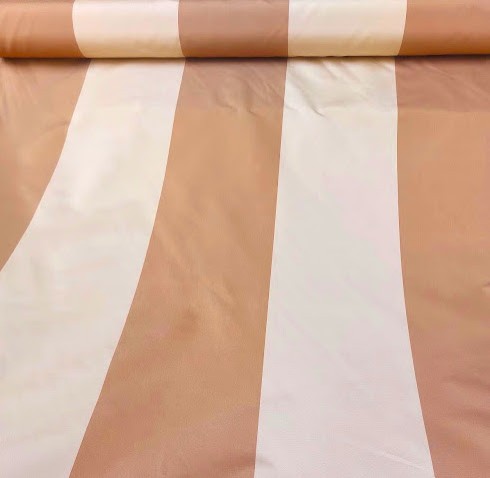 rayure camel beige