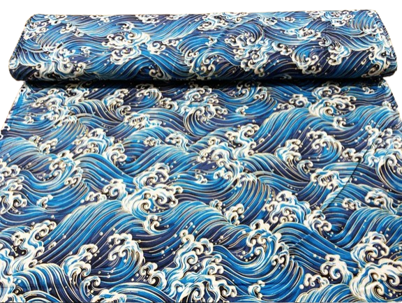 foil kanagawa bleu planche