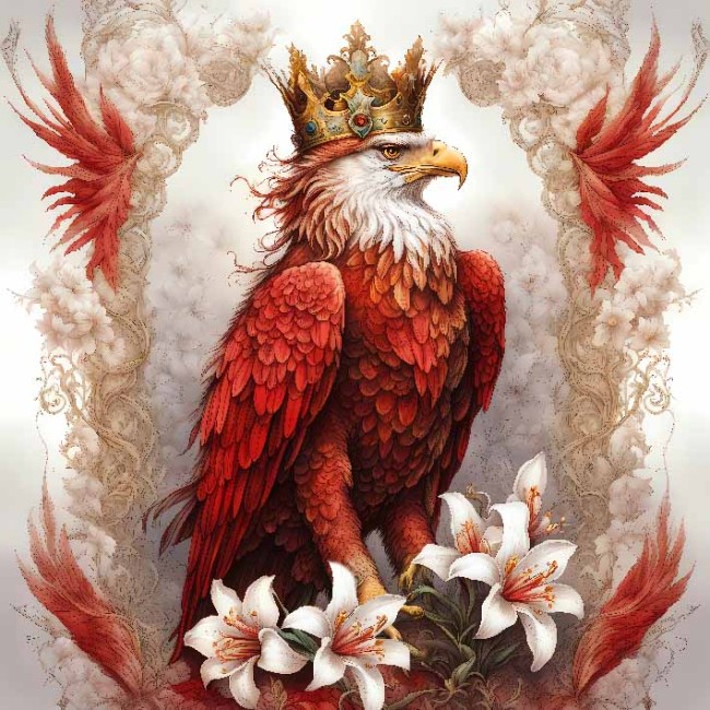 AIGLE ROYAL ROUGE LYS