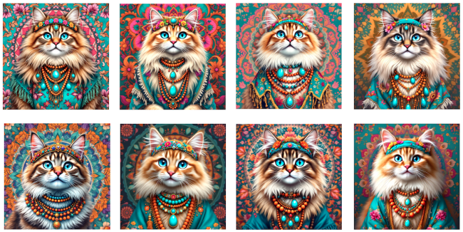 LINGETTE CHATS MANDALAS