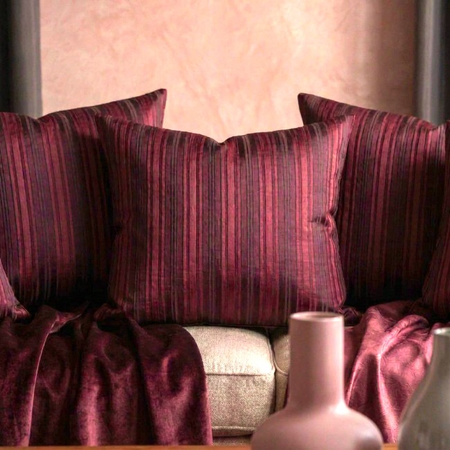 gauffré bordeaux coussins 2
