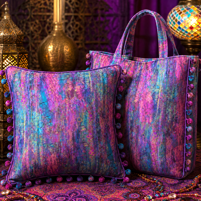 purrfect patchwork texture scene