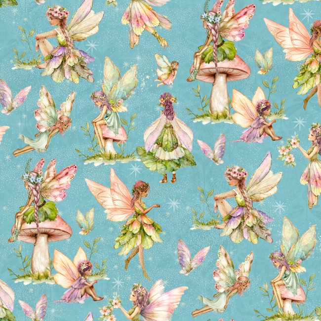 fairy fées teal