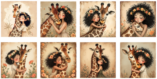 LINGETTE MON AMIE GIRAFE