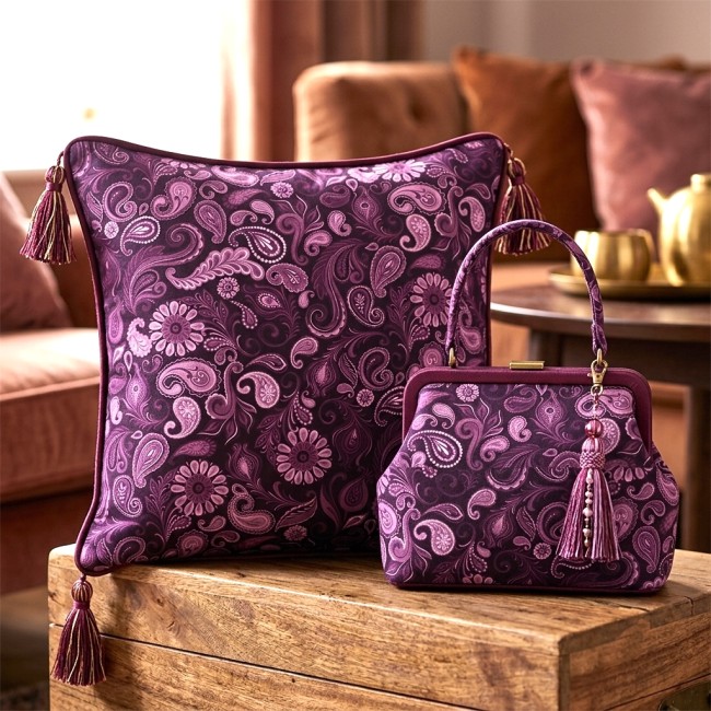 wild paisley purple