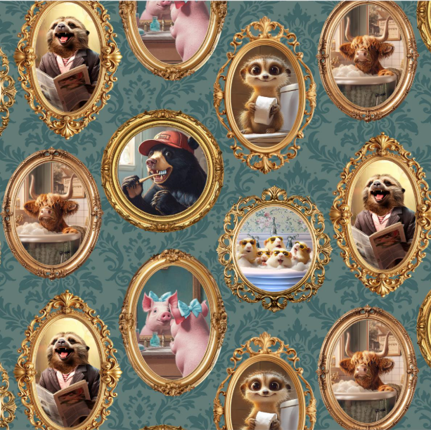 please seat yourself medaillons ok