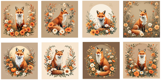 LINGETTE RENARDS AUTOMNE