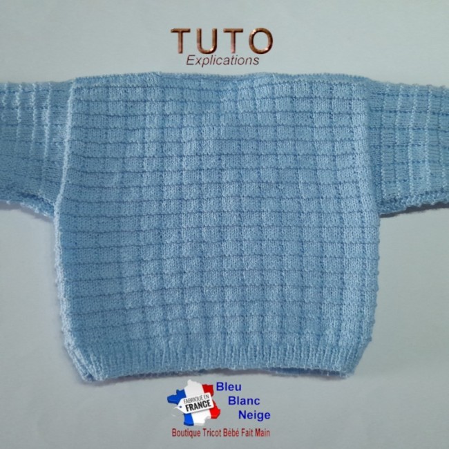 Patron tricot bébé layette