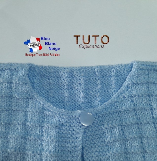Patron tricot bébé layette