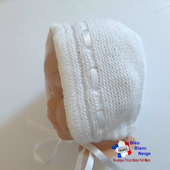 Ensemble layette bébé tricoté main 