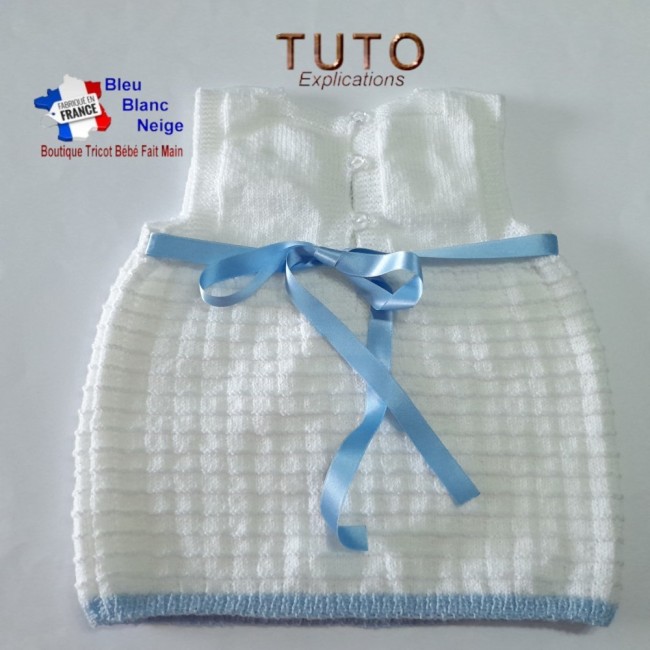Patron tricot bébé layette