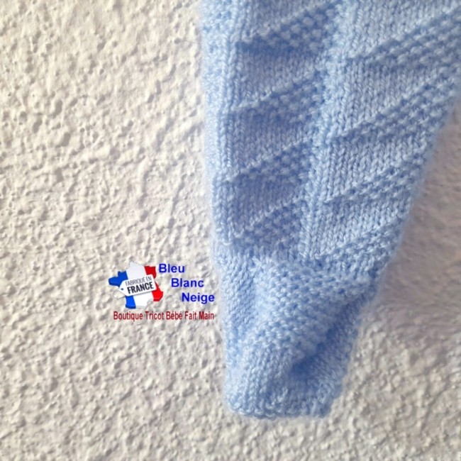 Pantalon tricot bébé tricotée main