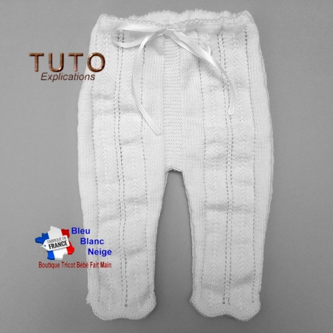 tu-227- Naissance ensemble layette tricot bebe a tricoter 03 Modèle tricot bébé layette à tricoter