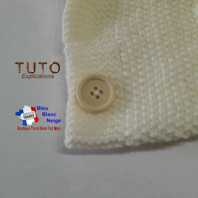 tu-225 nid ange tricot bebe patron a tricoter 04 Nid d'ange tricot bébé à tricoter