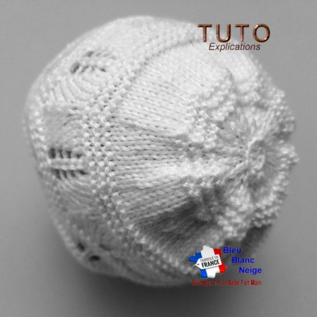 tu-227- Naissance ensemble layette tricot bebe a tricoter 06 Modèle tricot bébé layette à tricoter