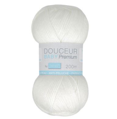 Laine Douceur Baby Prenium Blanc RASCOL Laine Douceur Baby Prenium Blanc RASCOL