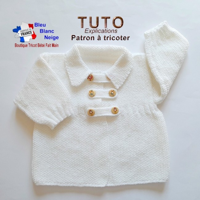 patron tricot layette à tricoter