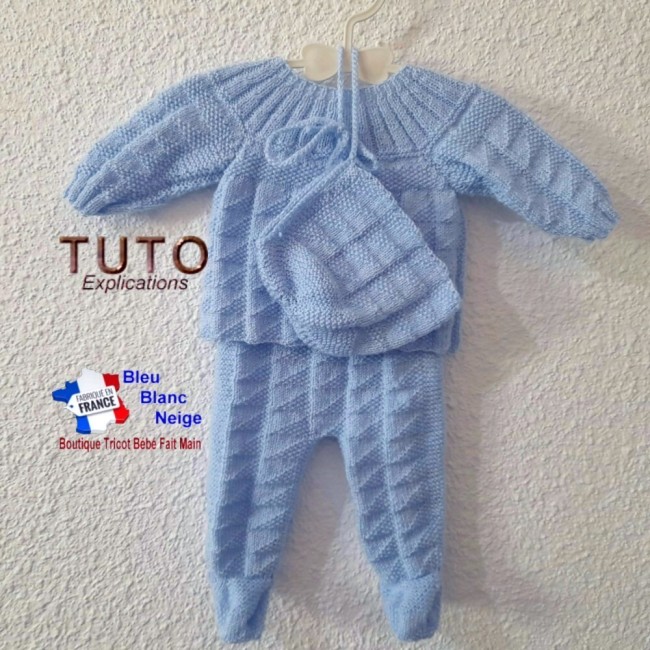 Patron tricot cadeau de naissance