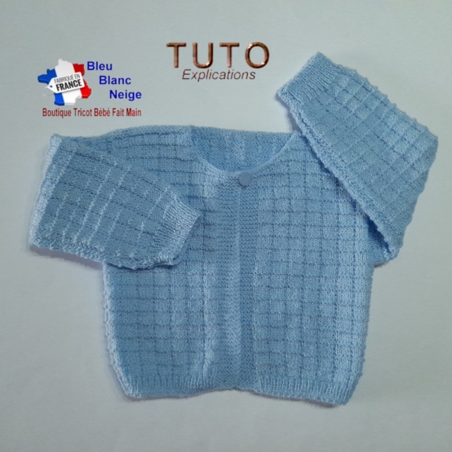 Patron tricot bébé layette
