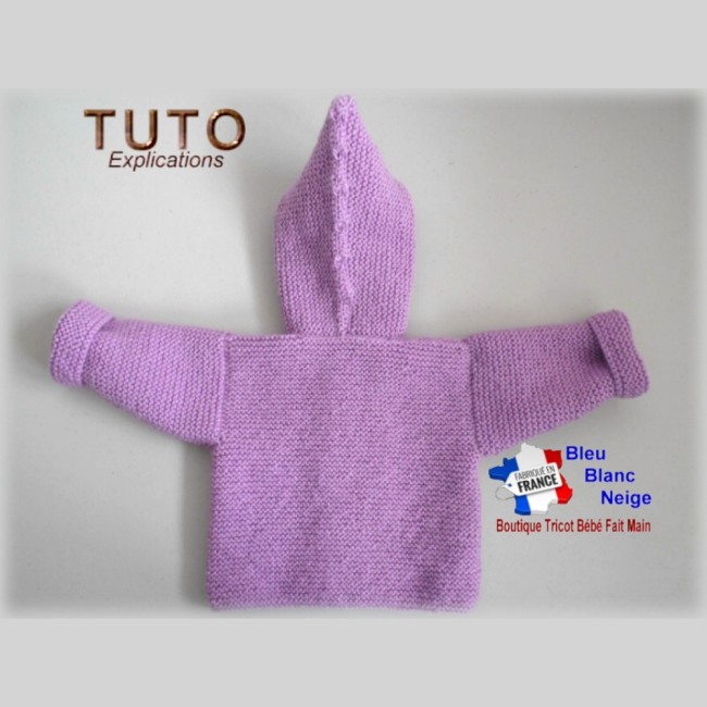 Paletot tricot bb patron explications