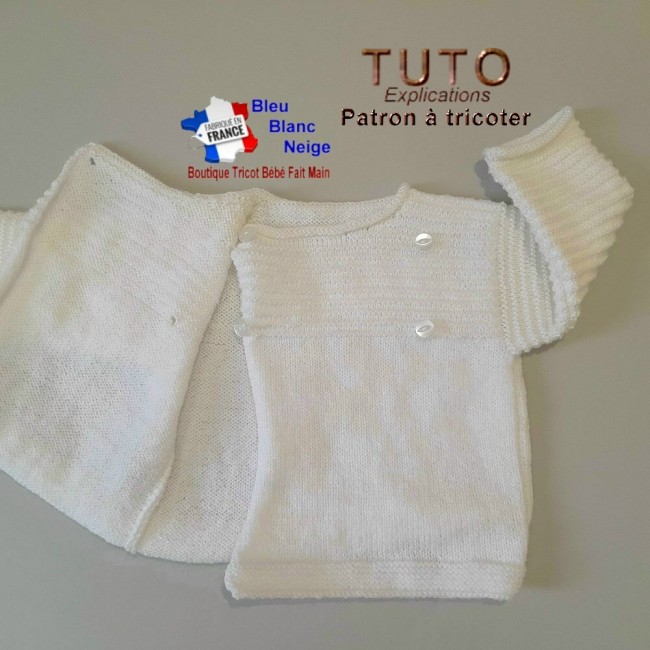 Patron à tricoter modèle tricot bébé