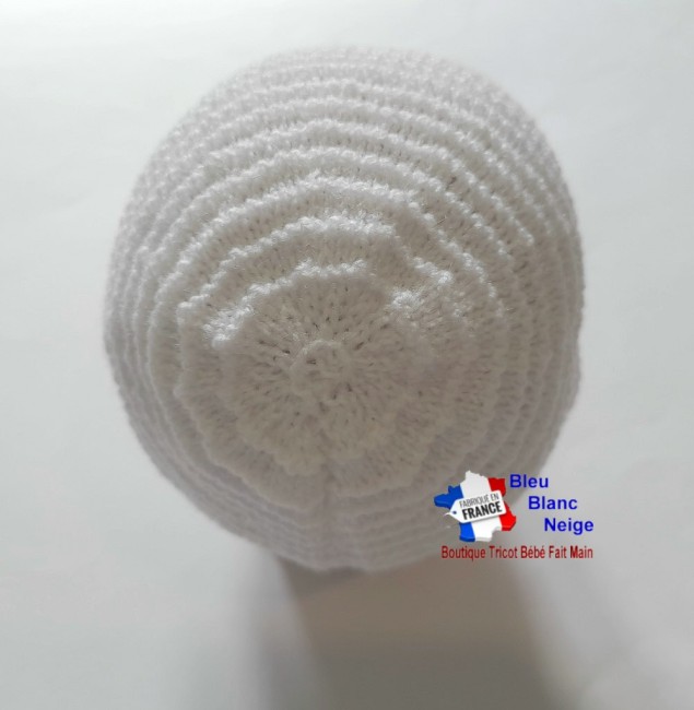 Ensemble tricot bébé 1 mois - MIXTE - laine certifiée OEKO-TEX - tricoté main - cadeau de naissance - bonnet chaussons Layette tricot bébé ensemble cadeau de naissance