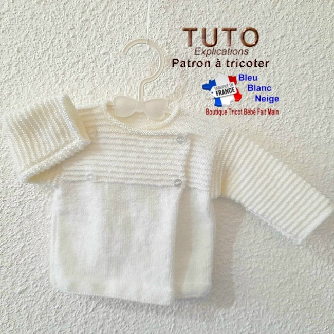 Patron à tricoter modèle tricot bébé