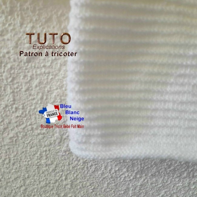 Patron tricot bébé – 3 mois - PDF - ensemble Brassière et pantalon - modèle layette à tricoter - cadeau de naissance Brassière bébé patron à tricoter