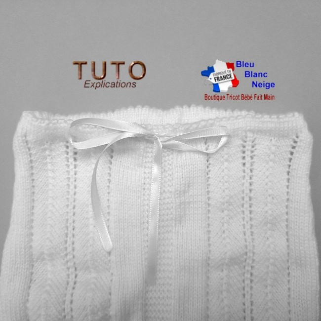 Patron tricot bébé Naissance PDF layette à tricoter