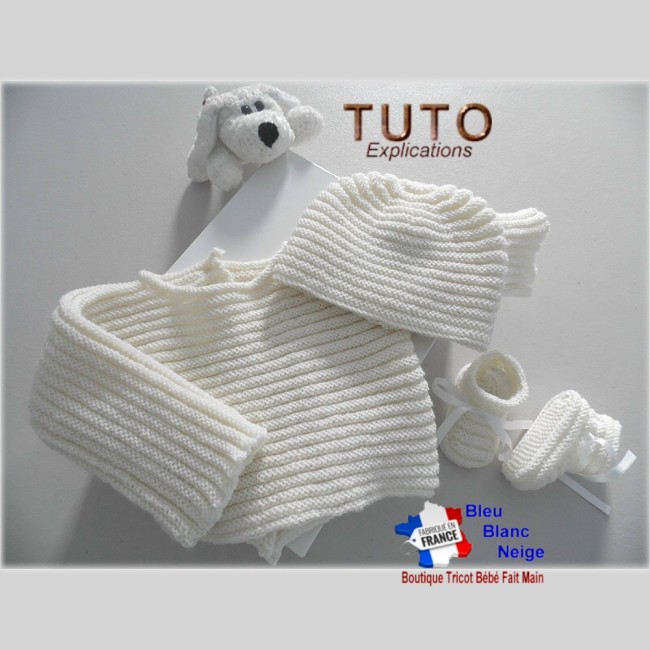 Modèle layette fiche tricot bb patron tuto bébé à tricoter en pdf Patron layette tricot à tricoter