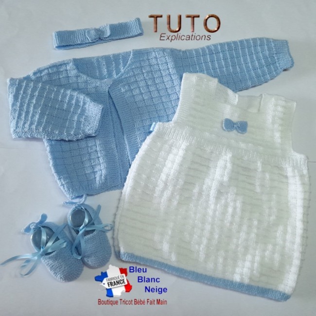 Patron tricot bébé layette