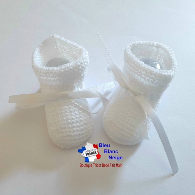 Ensemble layette bébé tricoté main 