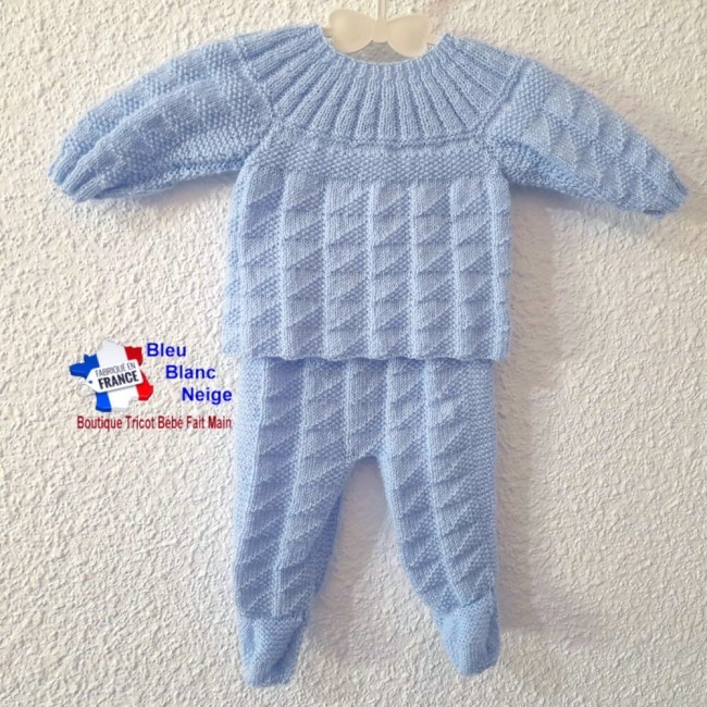 modèle layette laine tricot bébé