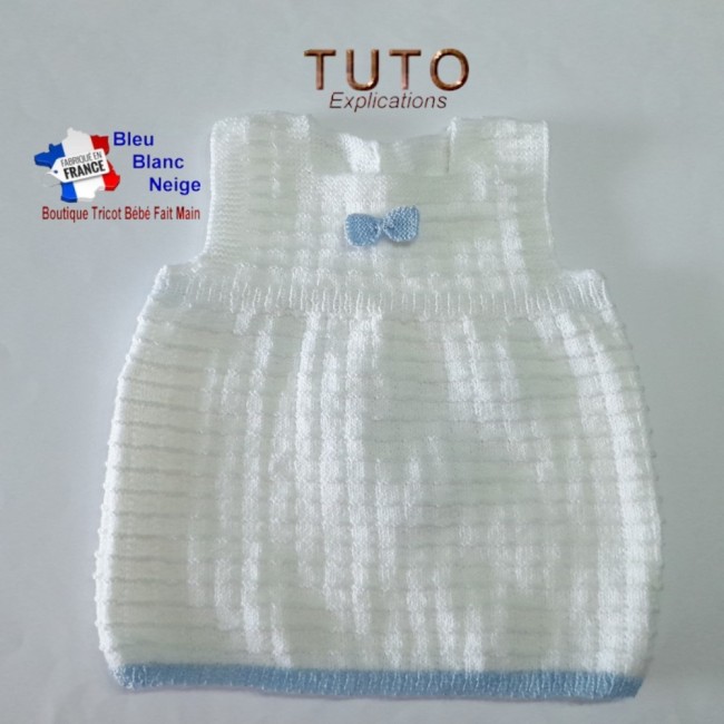 Patron tricot bébé layette