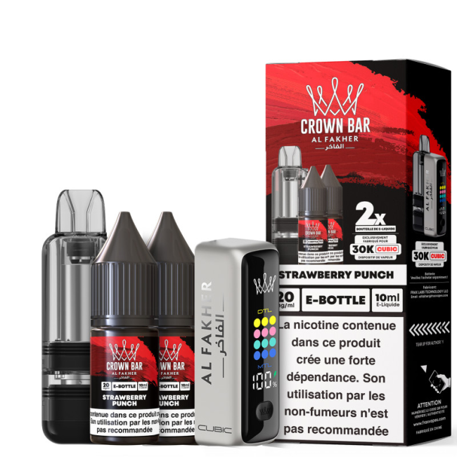 Al Fakher Crown Bar 30K Strawberry