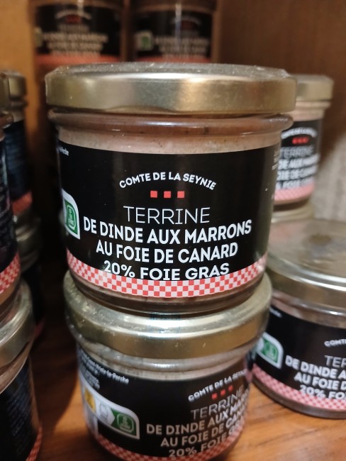 Terrine de DINDE aux MARRONS -  90g