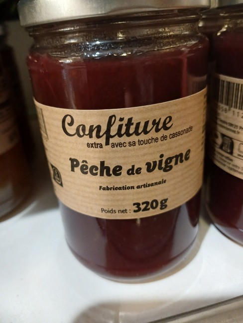 Confiture PÊCHE de VIGNE - 320g