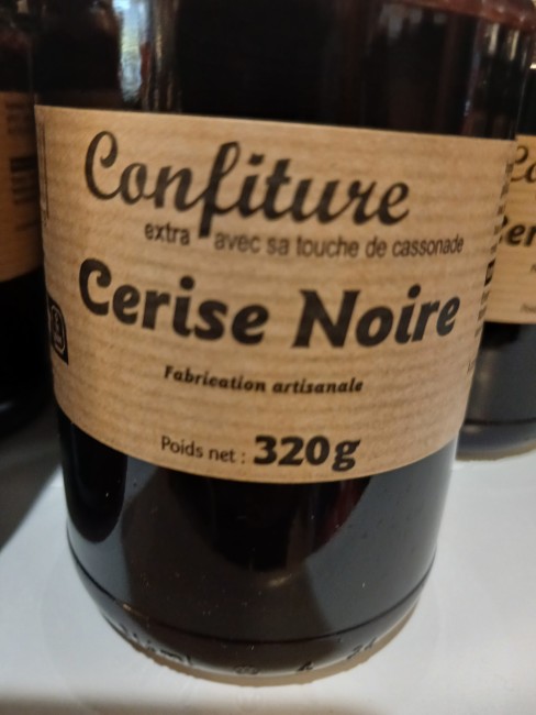 Confiture CERISE NOIRE - 320g