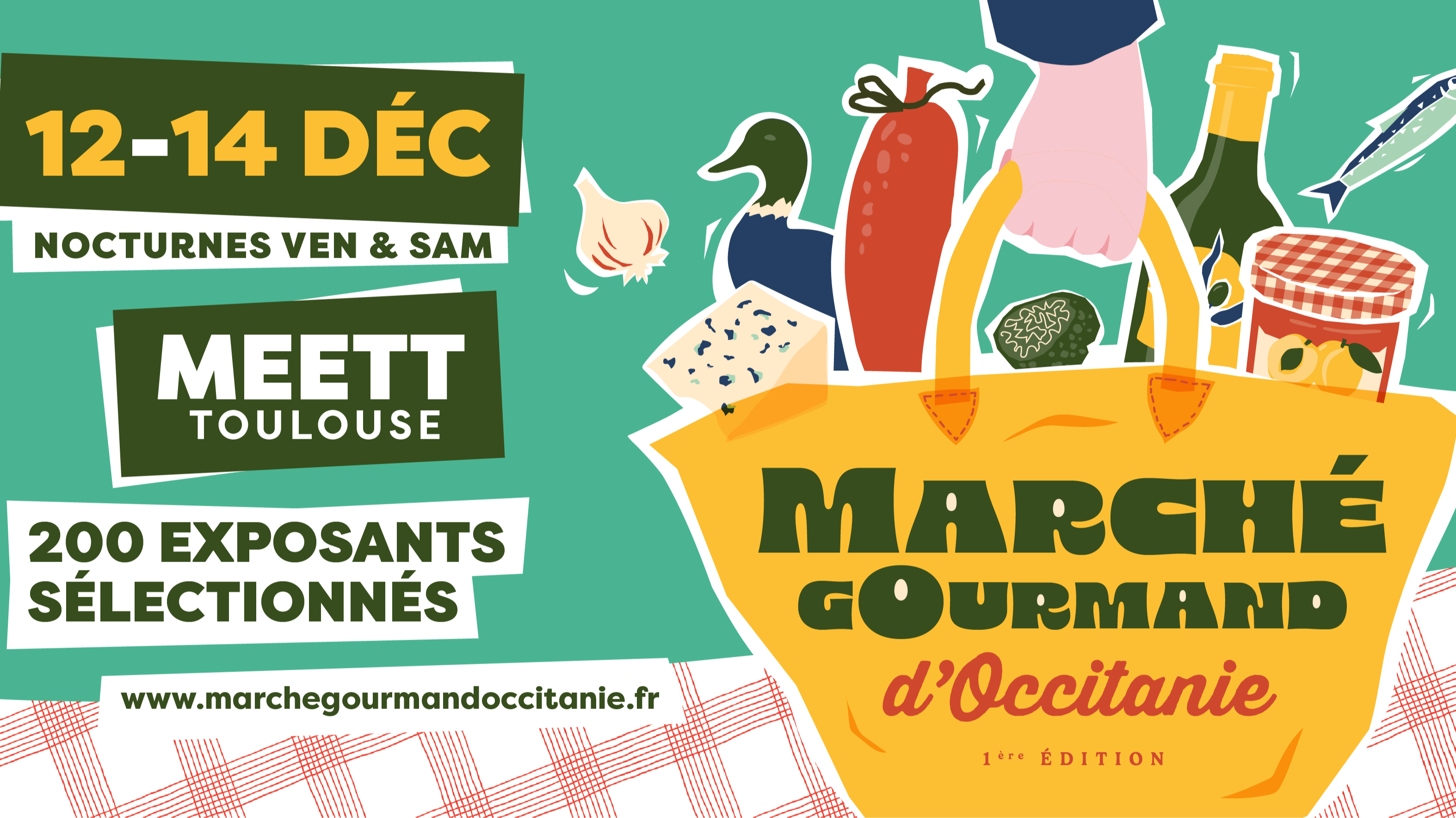 Marché gourmand d'Occitanie au MEETT (31)