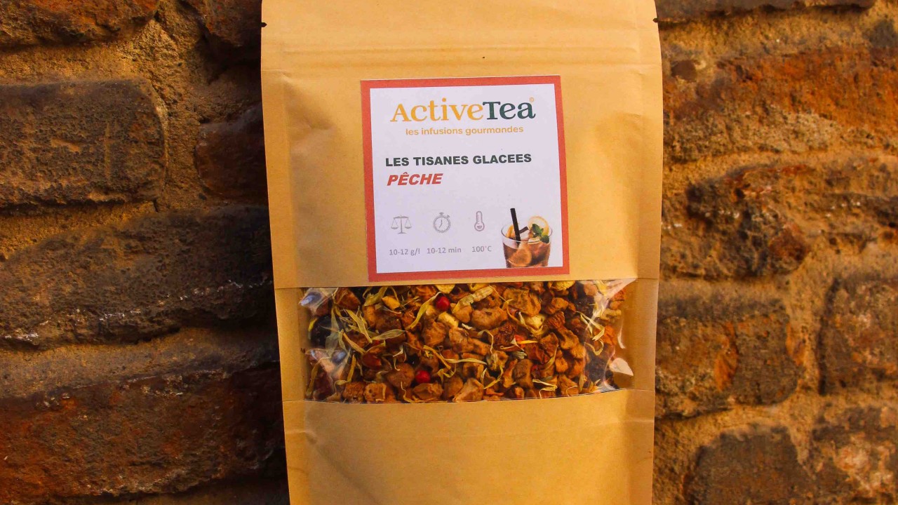 Tisane glacée pêche