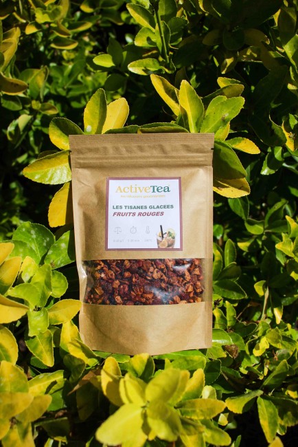 Tisane glacée fruits rouges