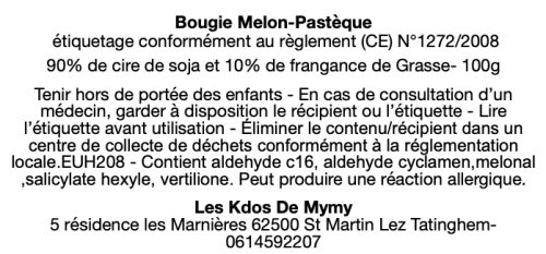 texte pastèque melon